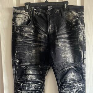 Stylish Black Distressed Men's Jeans